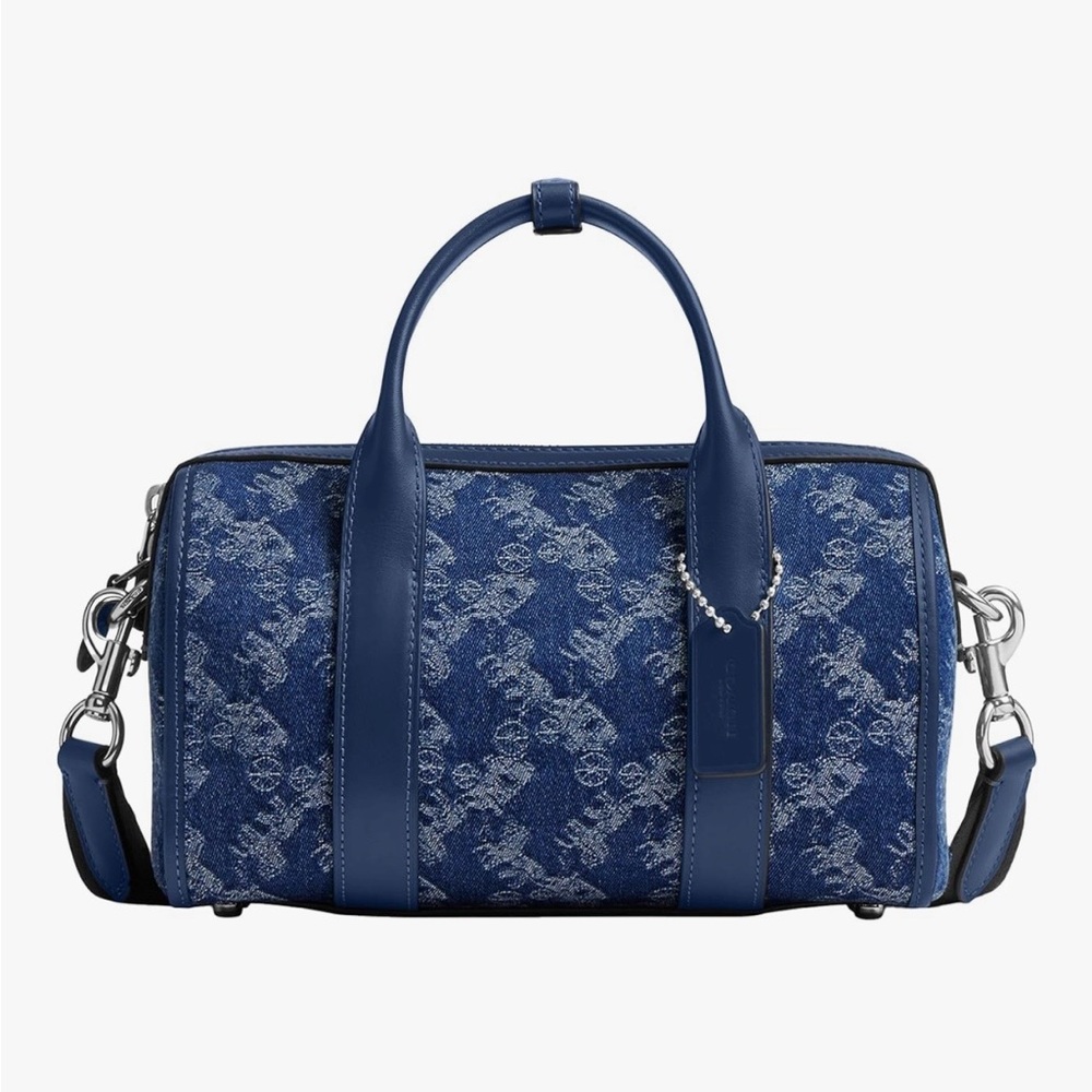 RARE… Overseas Release Coach Gotham 24 Duffle Horse and Carriage Denim